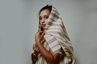 Traditional Patterned Woven Scarf