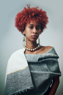 Two-Toned Woven Shawl