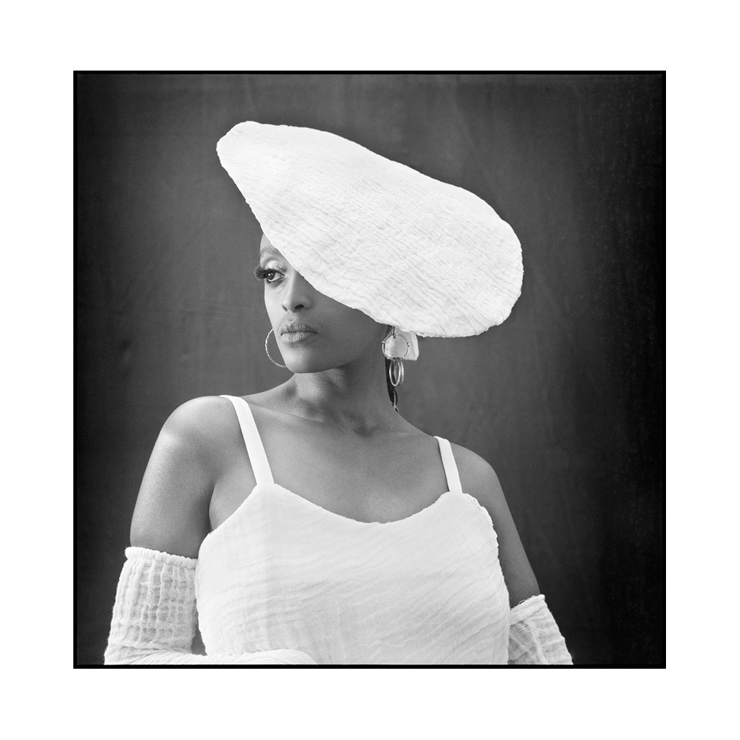 Asymmetrical Textured Statement Hat